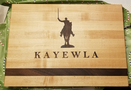 Lafayette as Kayewla or Great Warrior: The story behind the Kayewla cutting board