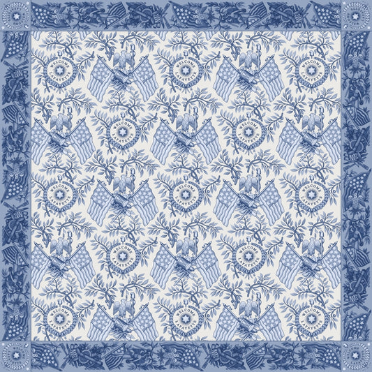 Welcome Lafayette The Marquis de Lafayette Scarf