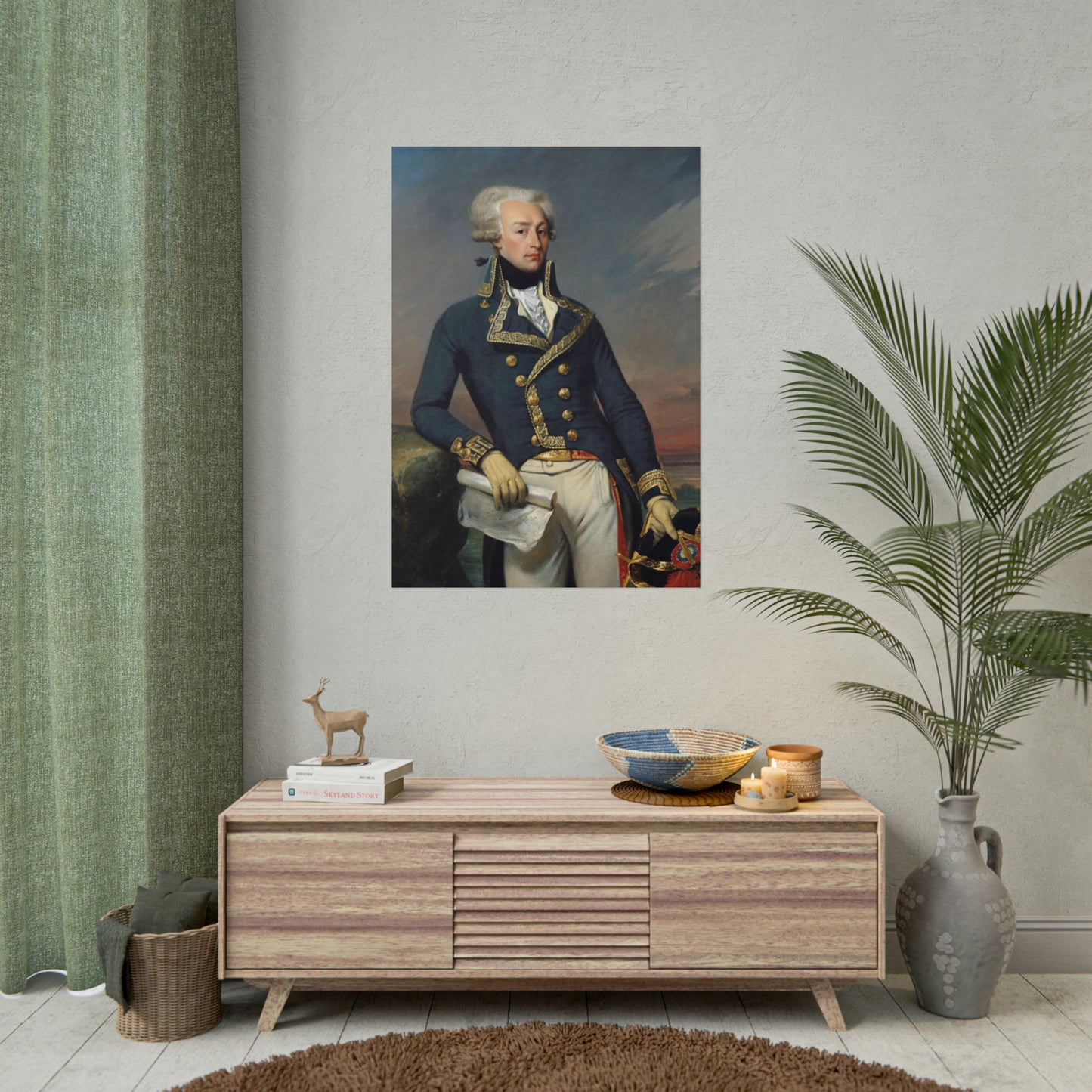 Marquis de Lafayette Classic Portrait Rolled Poster - Beautiful Unique Gift for the History Lover or Lafayette Fan!