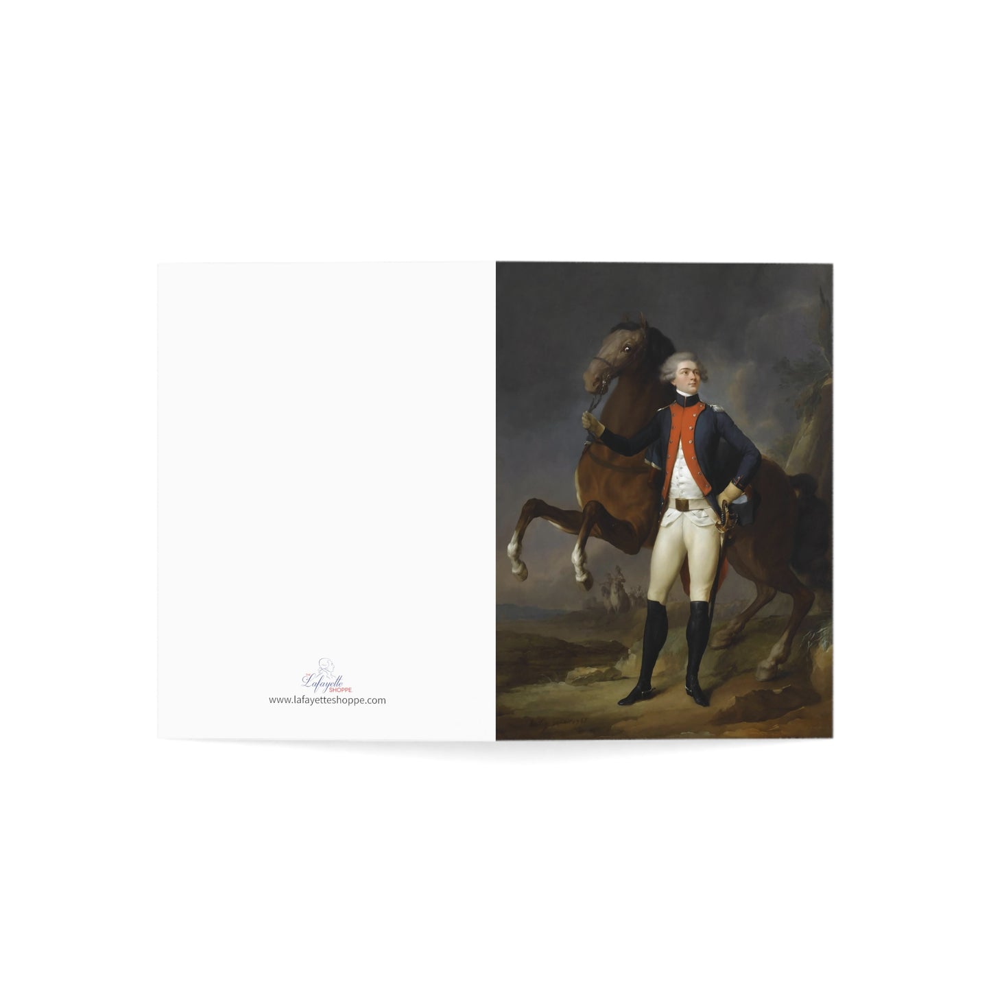 Lafayette Young Revolution Portrait Greeting Cards - Set of 10 (3.5" x 5") with envelopes