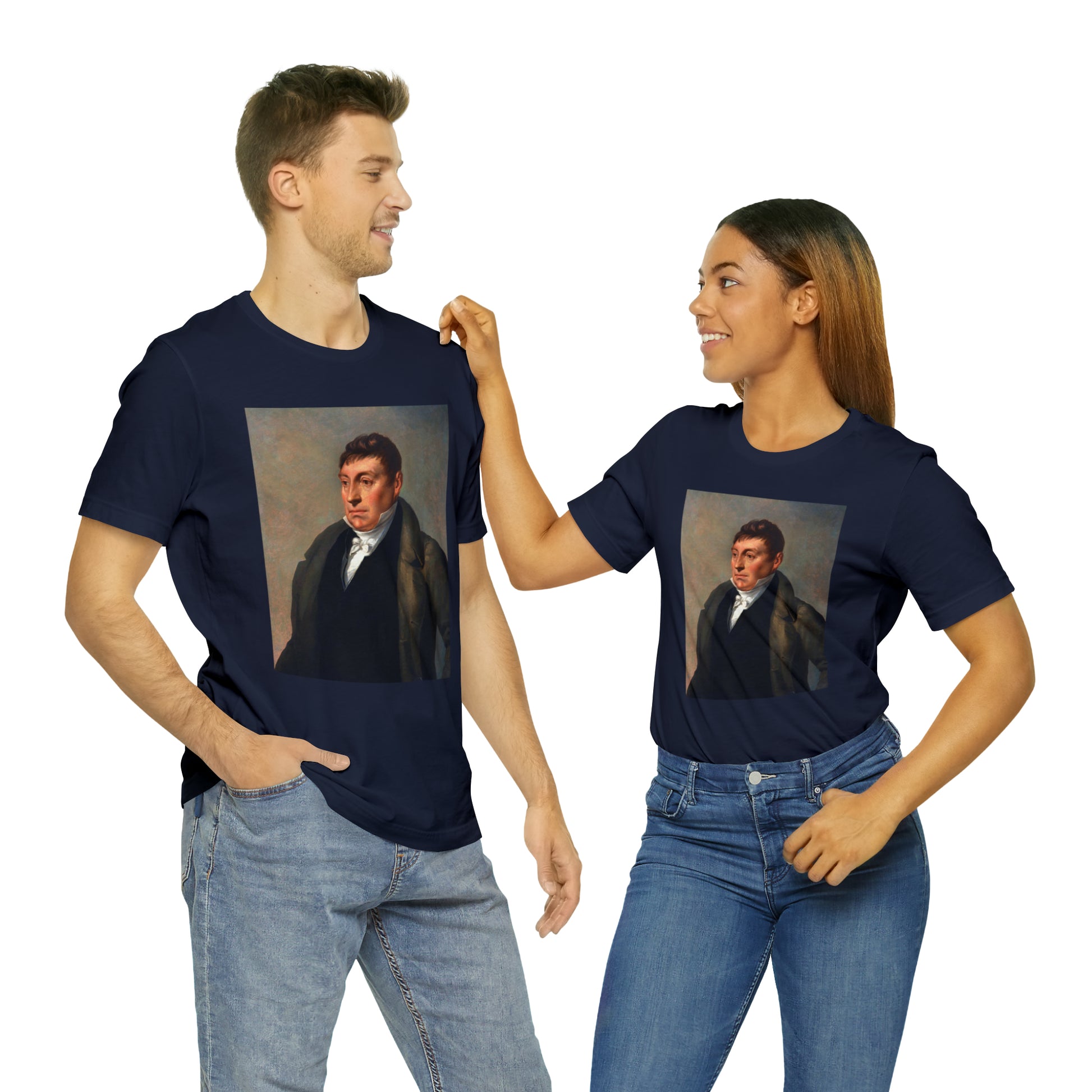 Lafayette Marquis de Lafayette t-shirt with portrait painting