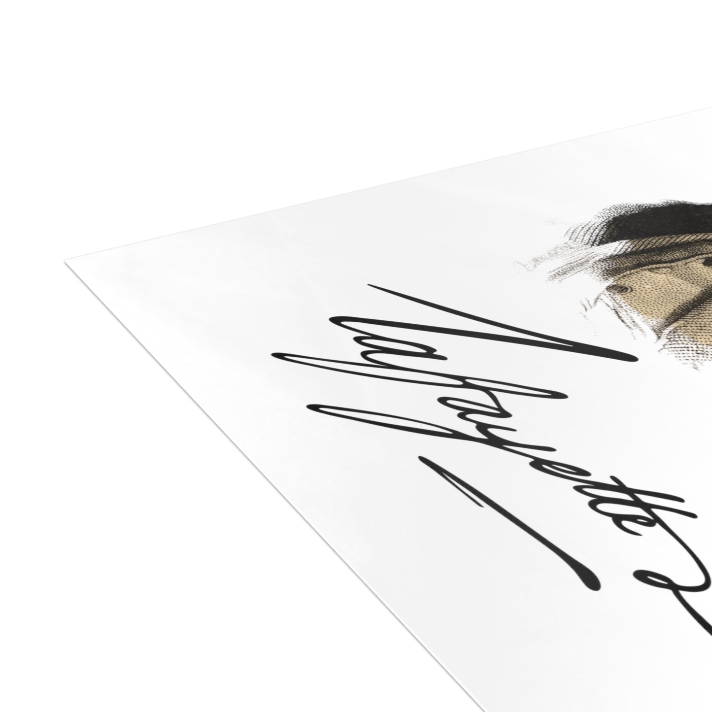 Lafayette Bust Portrait Postcard Bundles (envelopes included)