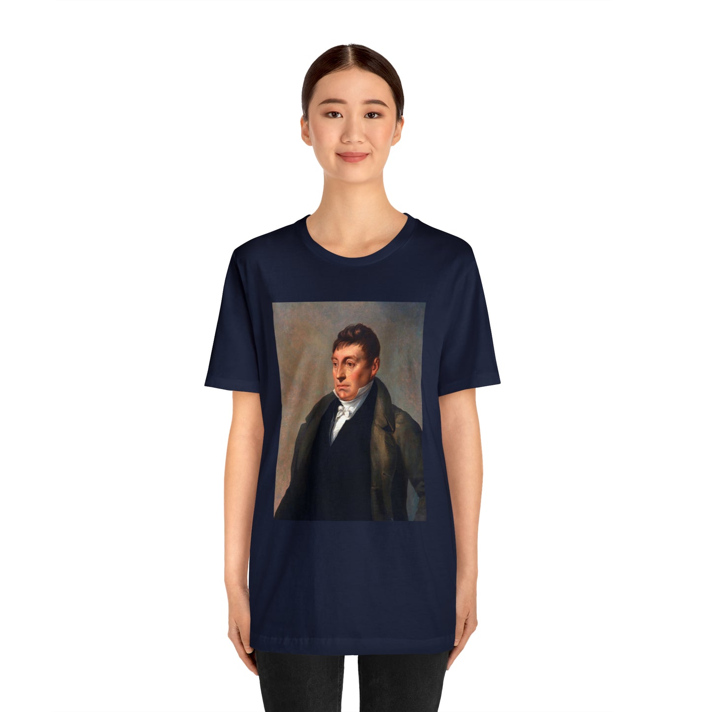Lafayette Marquis de Lafayette t-shirt with portrait painting