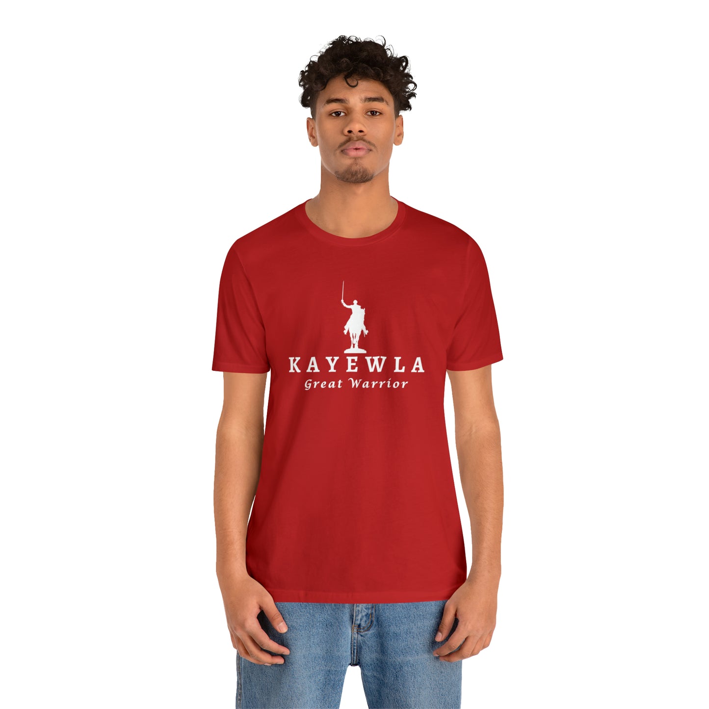 Lafayette Kayewla Great Warrior Unisex Short Sleeve Tee - White Letters