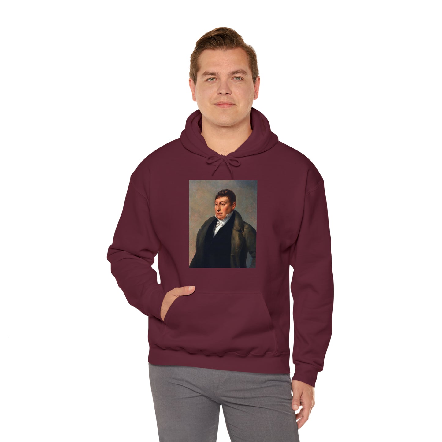 Marquis de Lafayette Unisex Heavy Blend Hooded Sweatshirt - 1820 Design