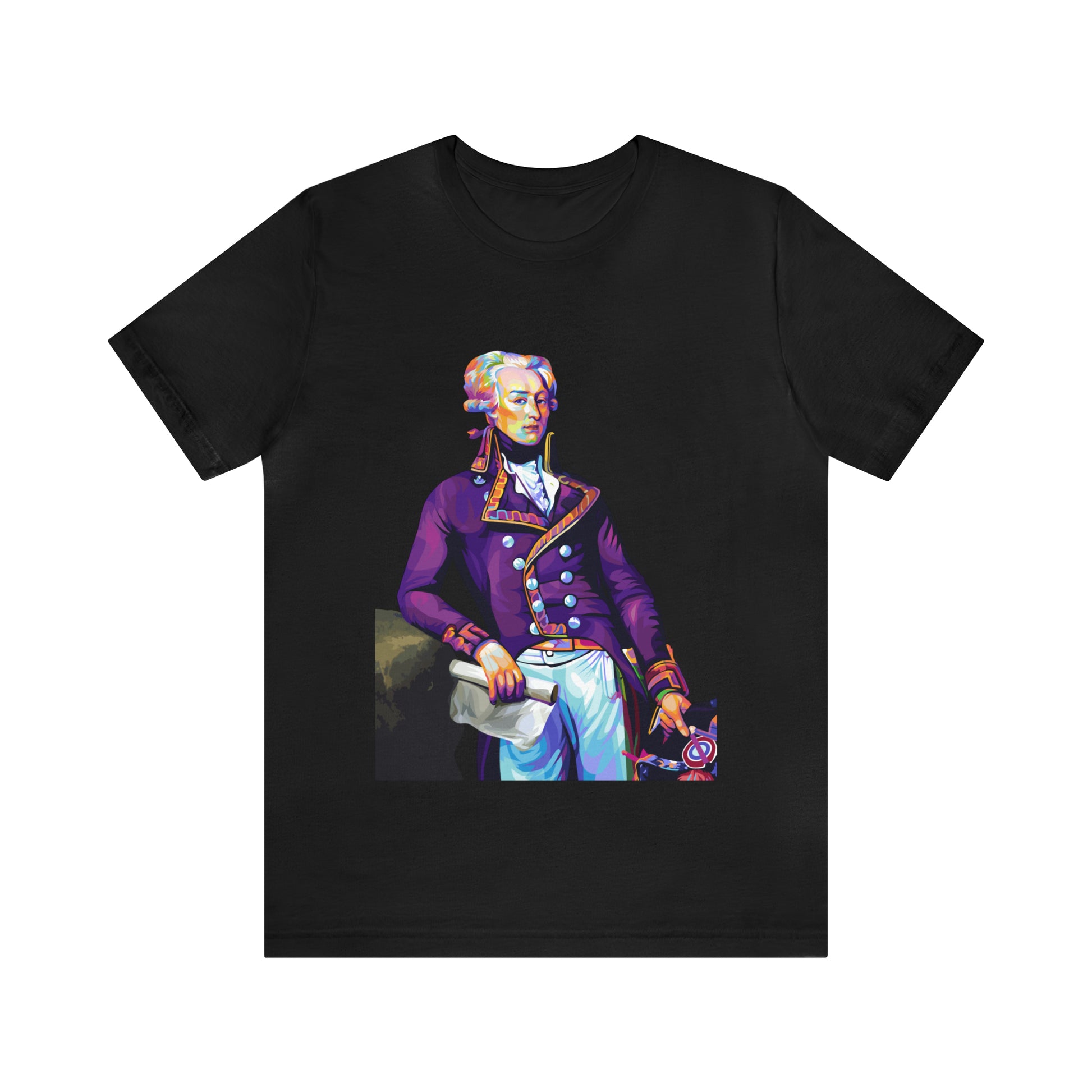 Marquis de Lafayette Pop Art portrait on a tshirt