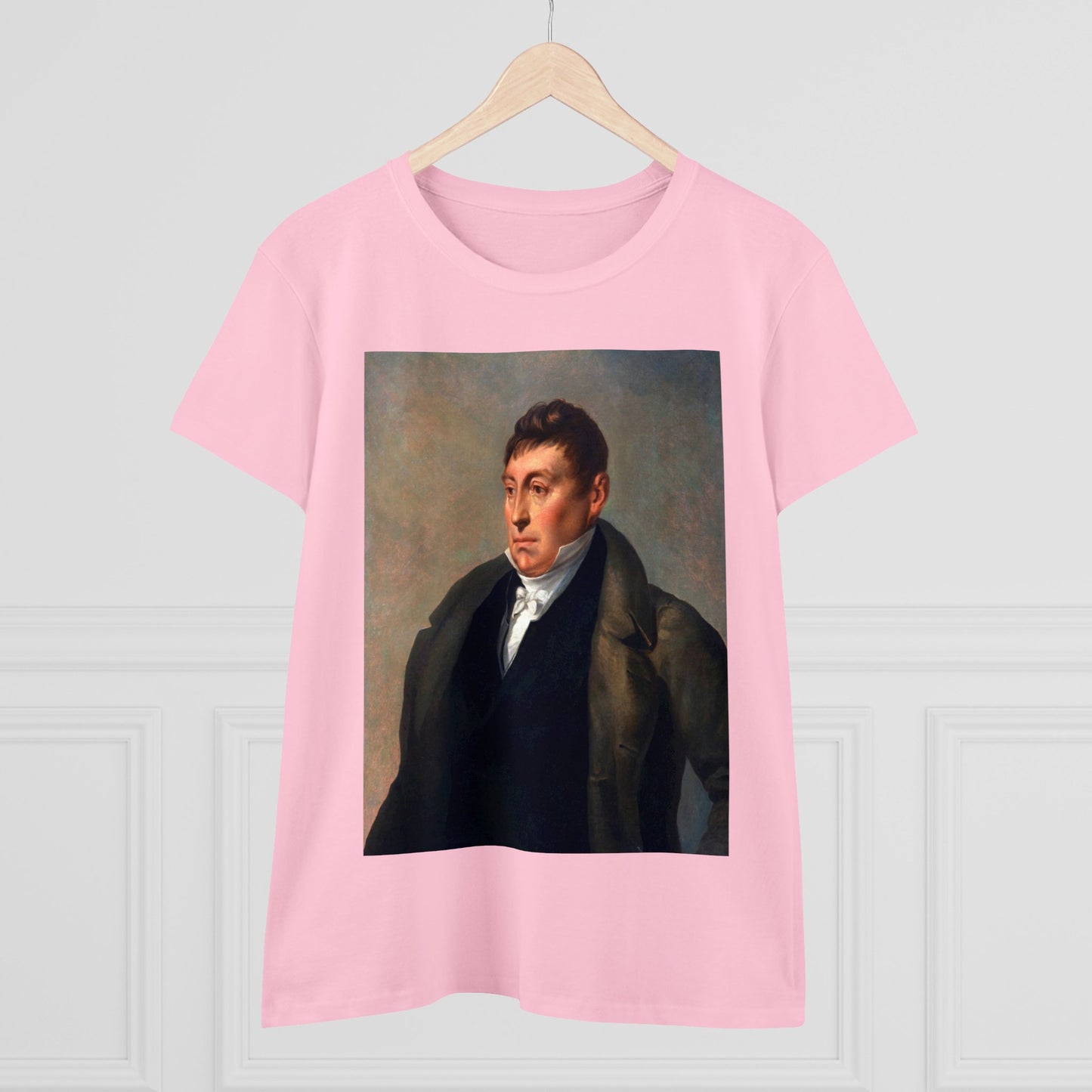 Lafayette Women's Tee Cap Sleeves Midweight Cotton - Slightly Fitted - 1820, Bicentennial, Marquis de Lafayette, History, History Teacher,