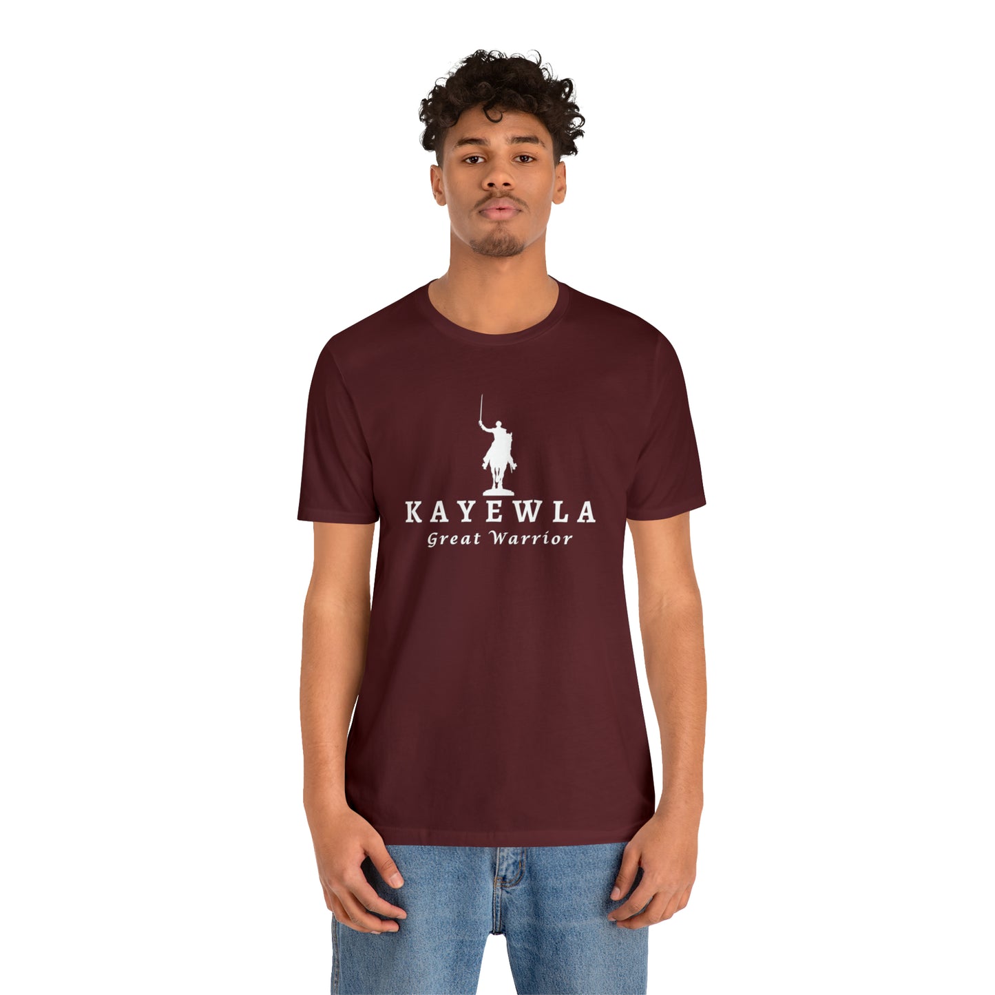 Lafayette Kayewla Great Warrior Unisex Short Sleeve Tee - White Letters