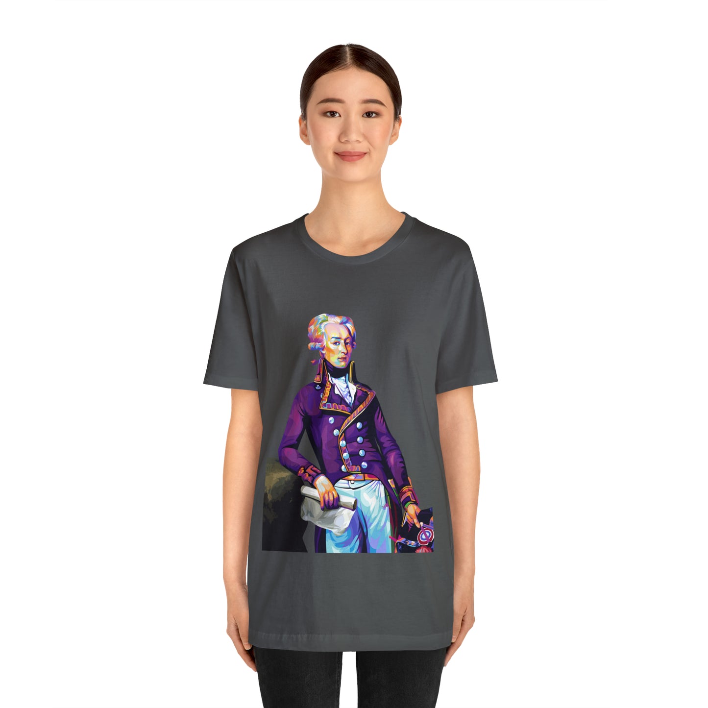 Marquis de Lafayette Pop Art portrait on a tshirt