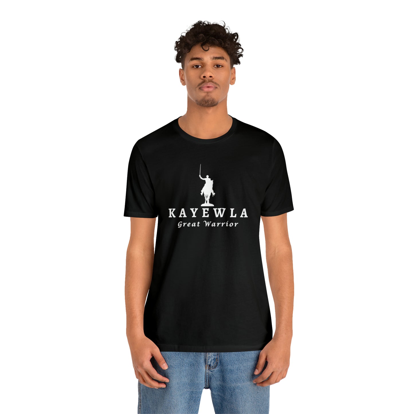 Lafayette Kayewla Great Warrior Unisex Short Sleeve Tee - White Letters