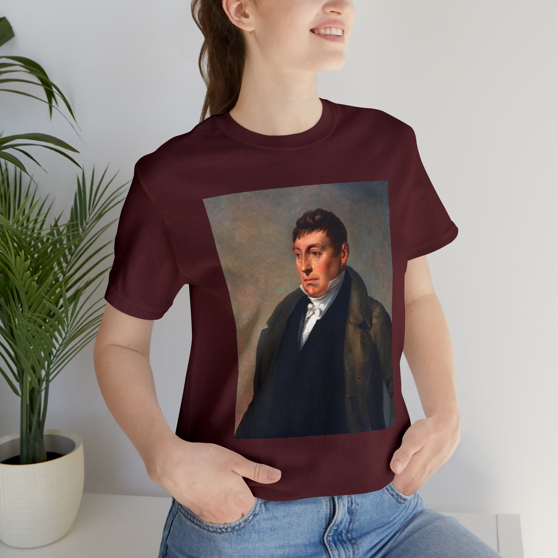 Lafayette Marquis de Lafayette t-shirt with portrait painting
