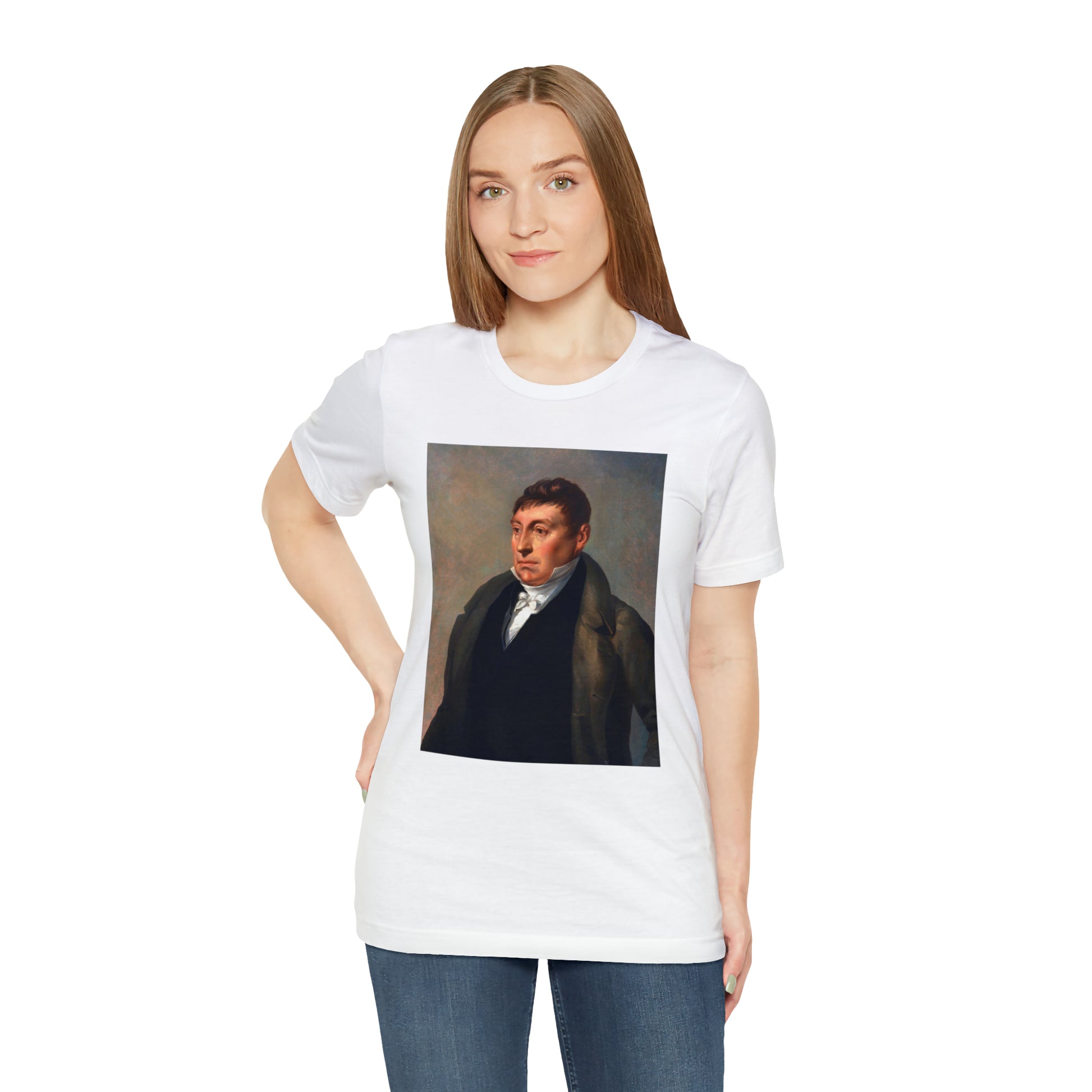 Lafayette Marquis de Lafayette t-shirt with portrait painting