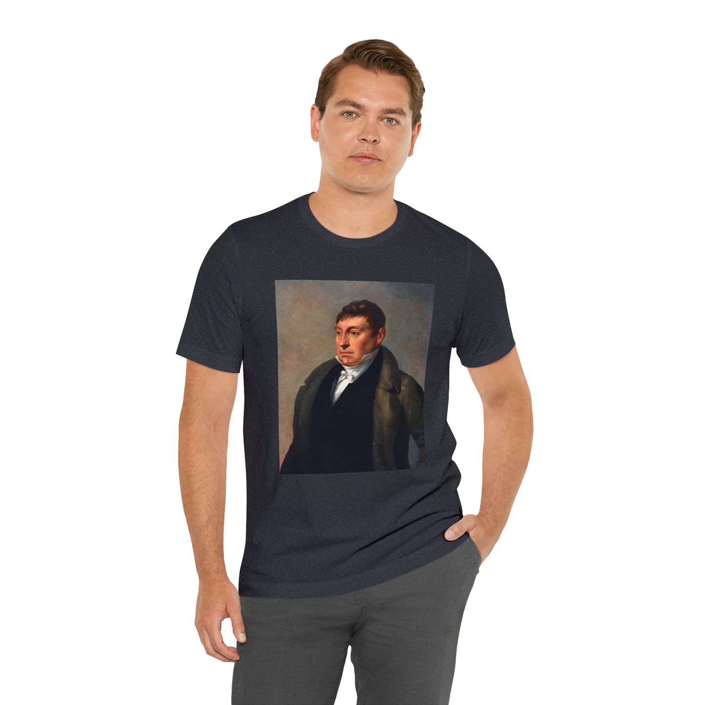 Lafayette Marquis de Lafayette t-shirt with portrait painting