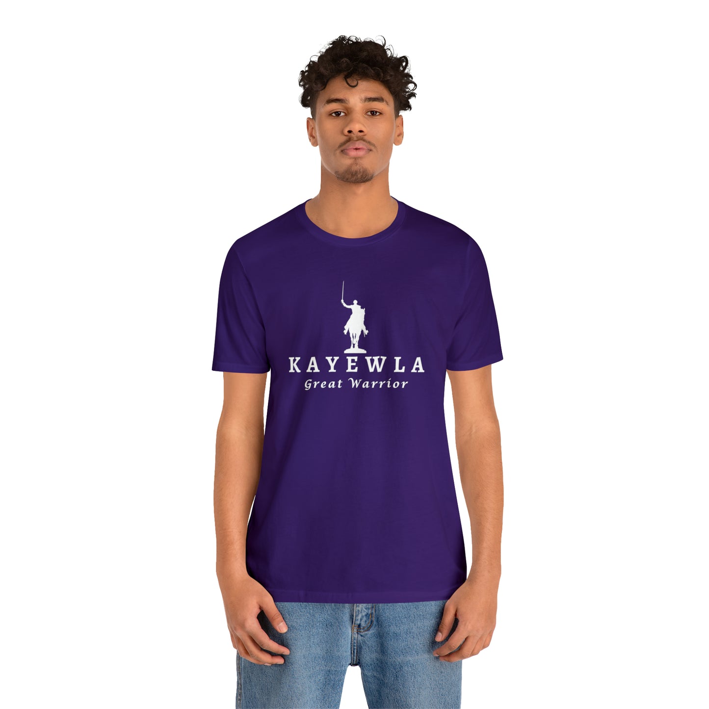 Lafayette Kayewla Great Warrior Unisex Short Sleeve Tee - White Letters