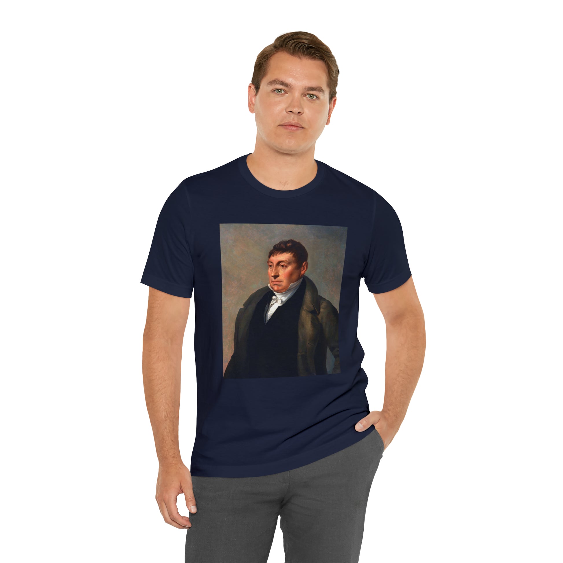 Lafayette Marquis de Lafayette t-shirt with portrait painting