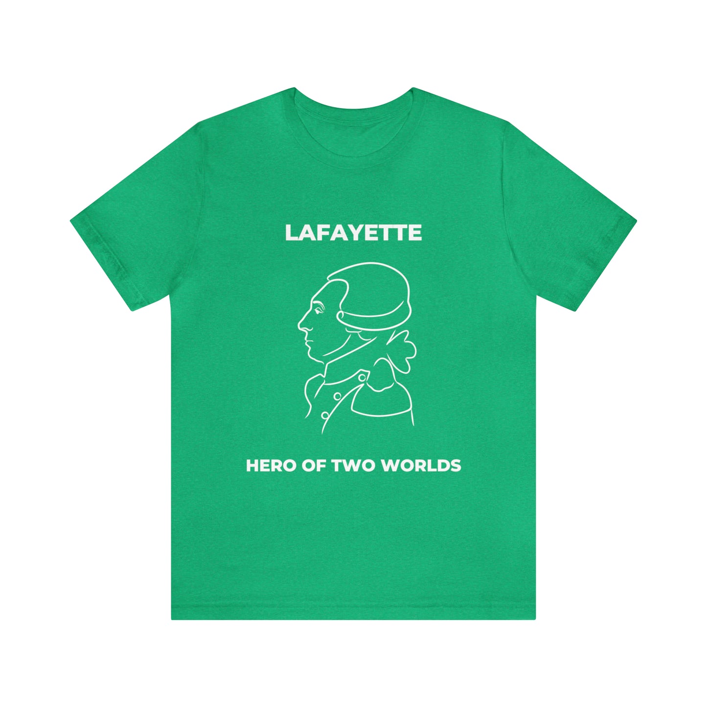 Lafayette Hero of Two Worlds Design - Marquis de Lafayette Unisex Jersey Short Sleeve Tee -