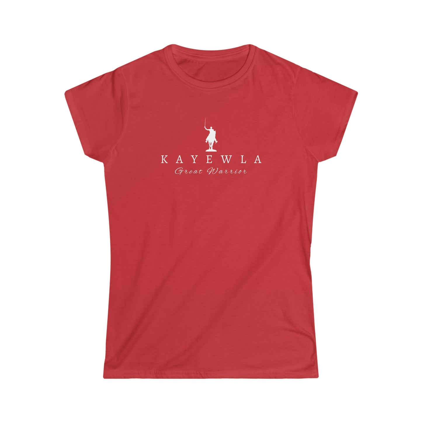 Lafayette Kayewla T-shirt Marquis de Lafayette on horseback on a tshirt with Kayewla name and Great Warrior written below