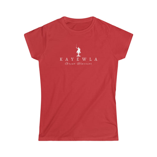 Lafayette Kayewla T-shirt Marquis de Lafayette on horseback on a tshirt with Kayewla name and Great Warrior written below