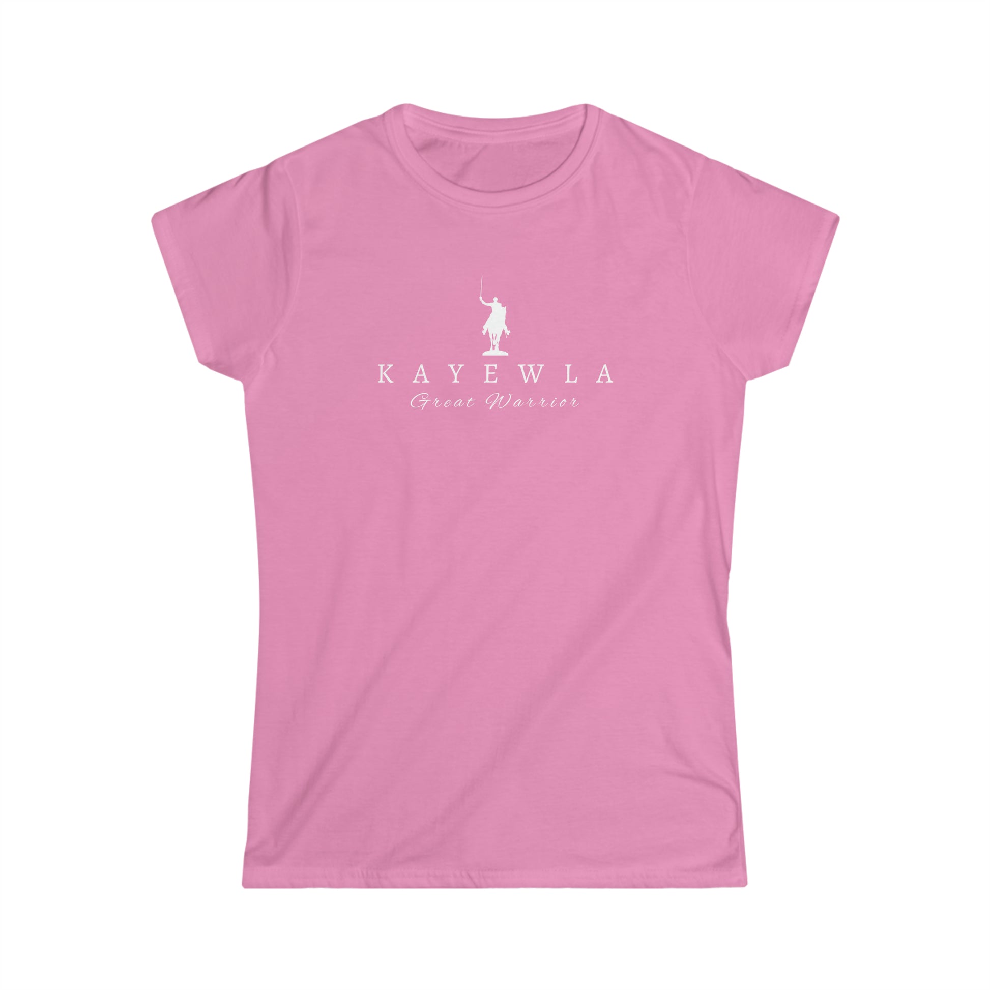 Lafayette Kayewla T-shirt Marquis de Lafayette on horseback on a tshirt with Kayewla name and Great Warrior written below