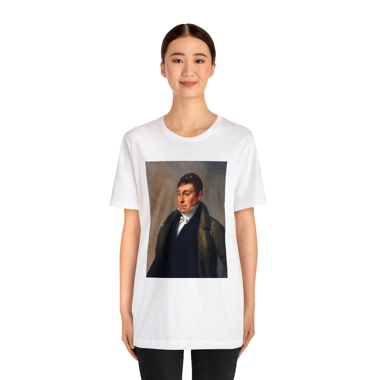 Lafayette Marquis de Lafayette t-shirt with portrait painting