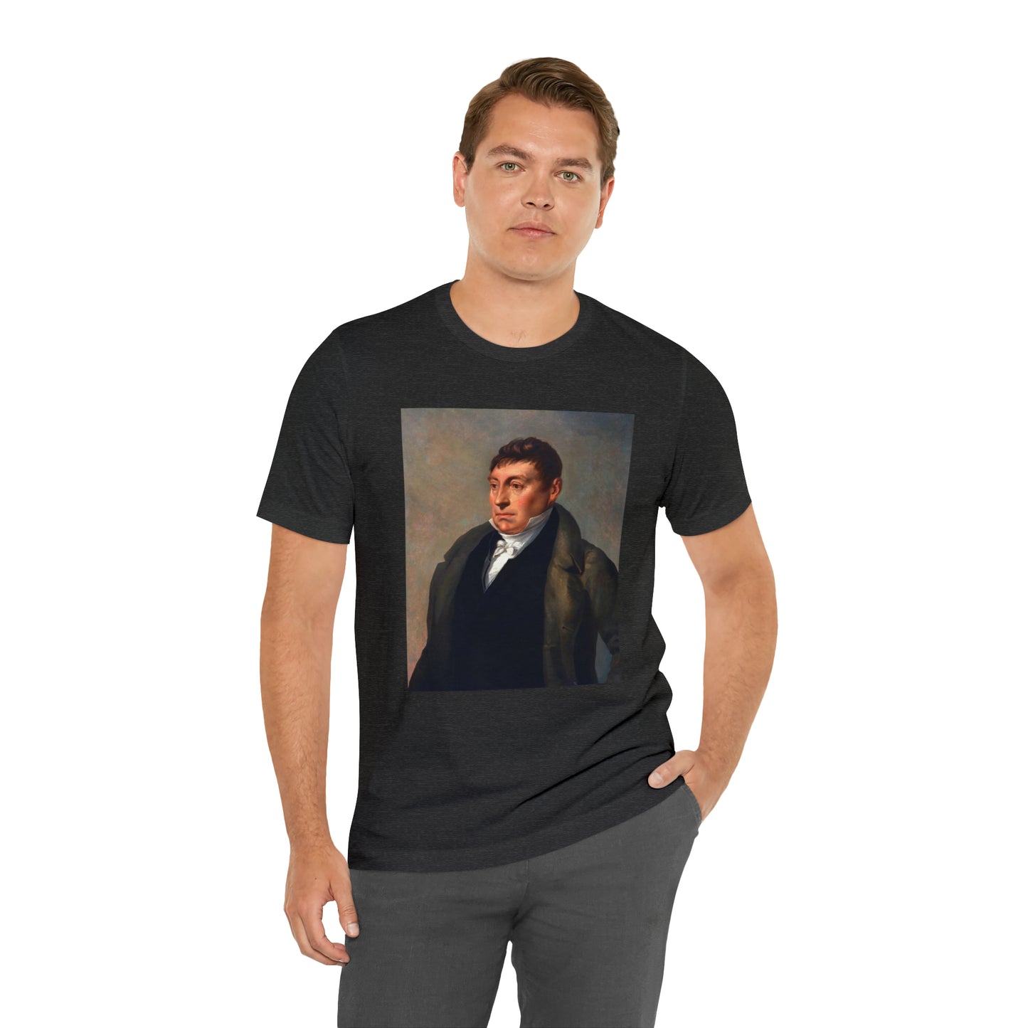 Lafayette Marquis de Lafayette t-shirt with portrait painting