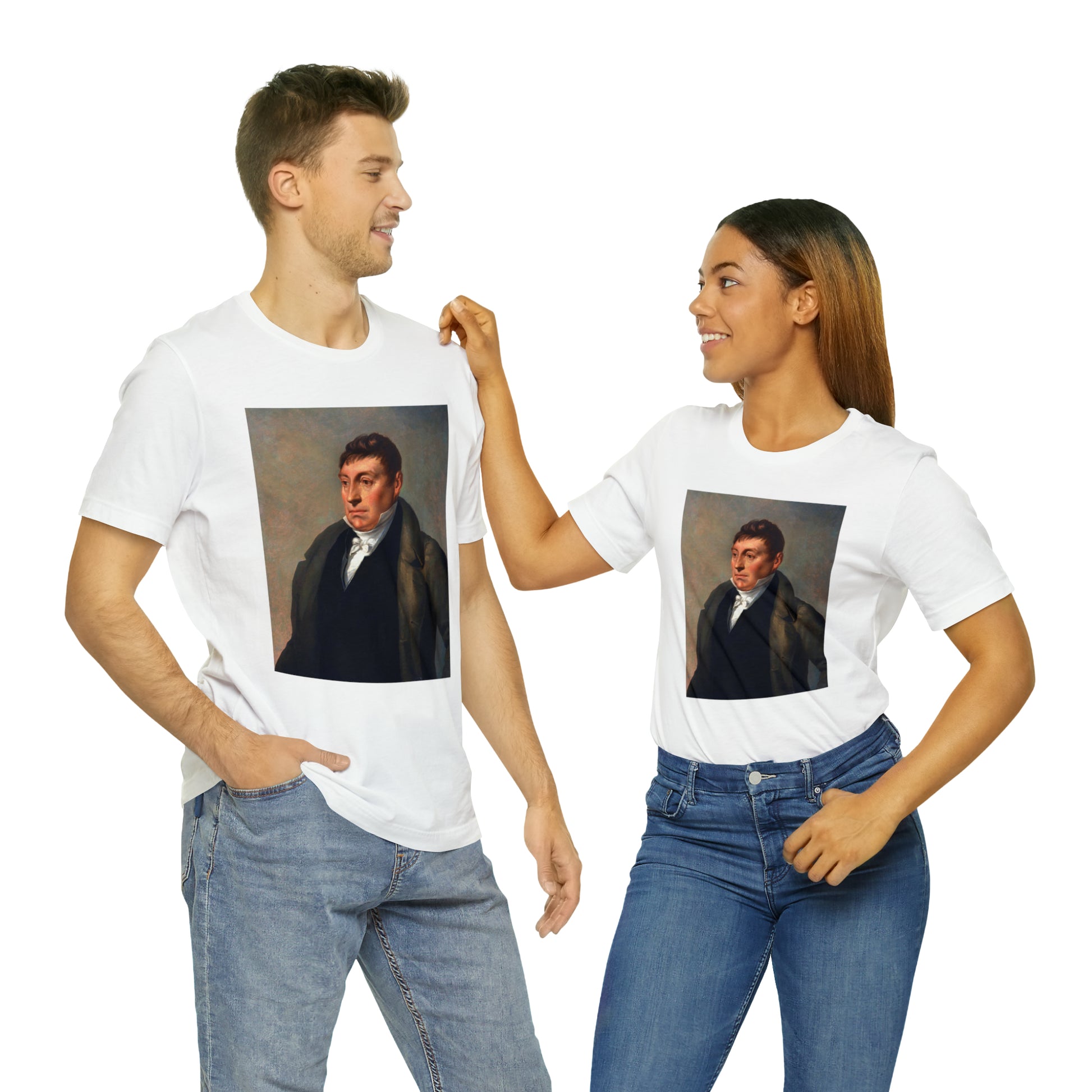 Lafayette Marquis de Lafayette t-shirt with portrait painting