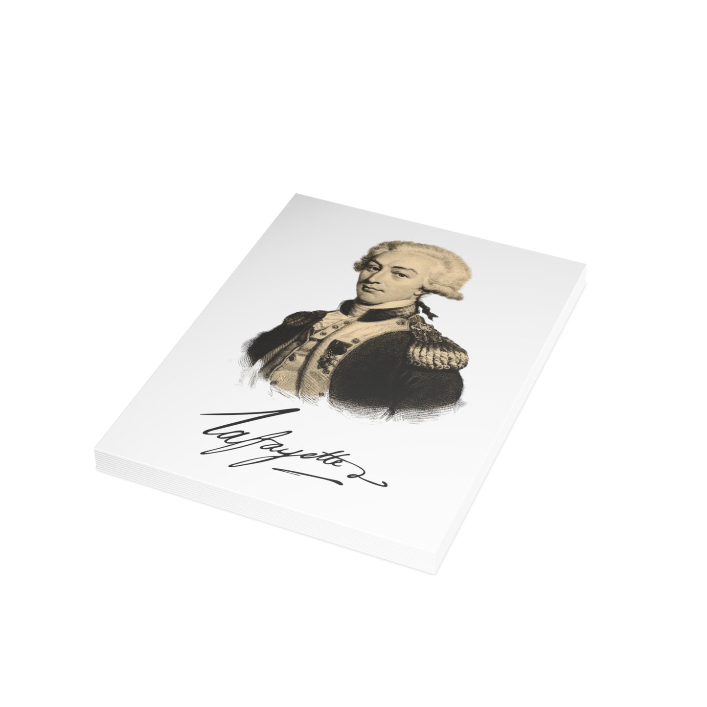Lafayette Bust Portrait Postcard Bundles (envelopes included)