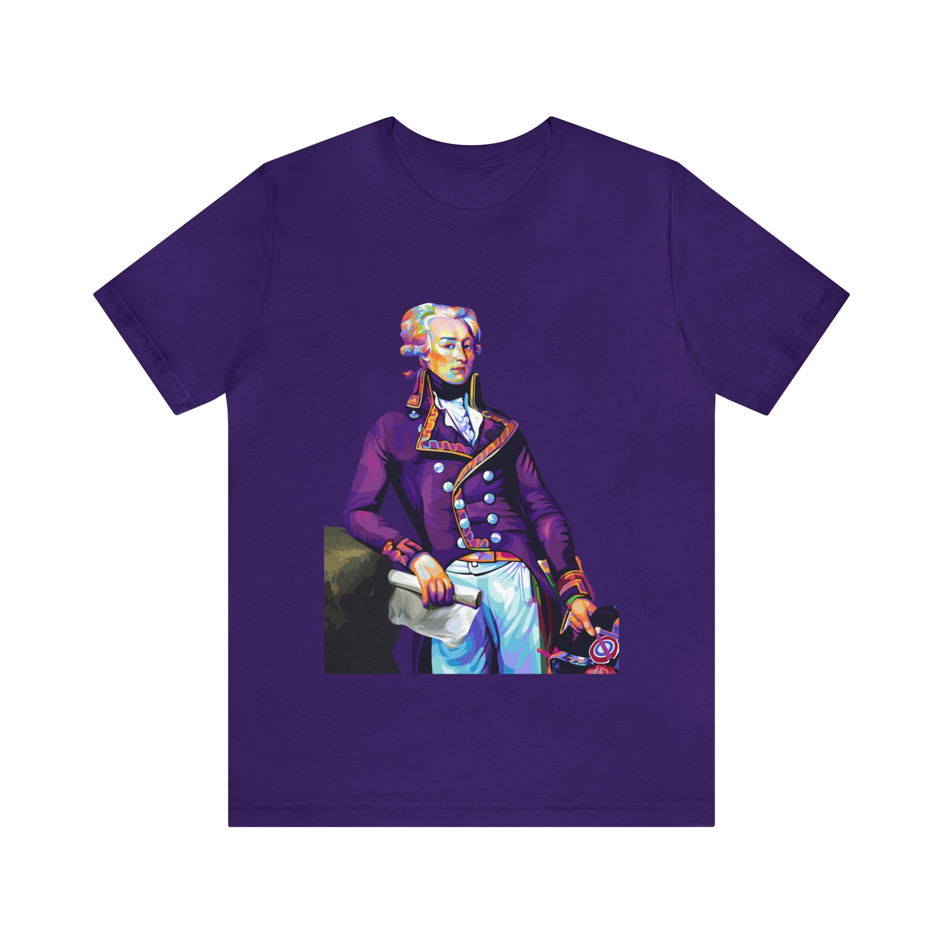Marquis de Lafayette Pop Art portrait on a tshirt
