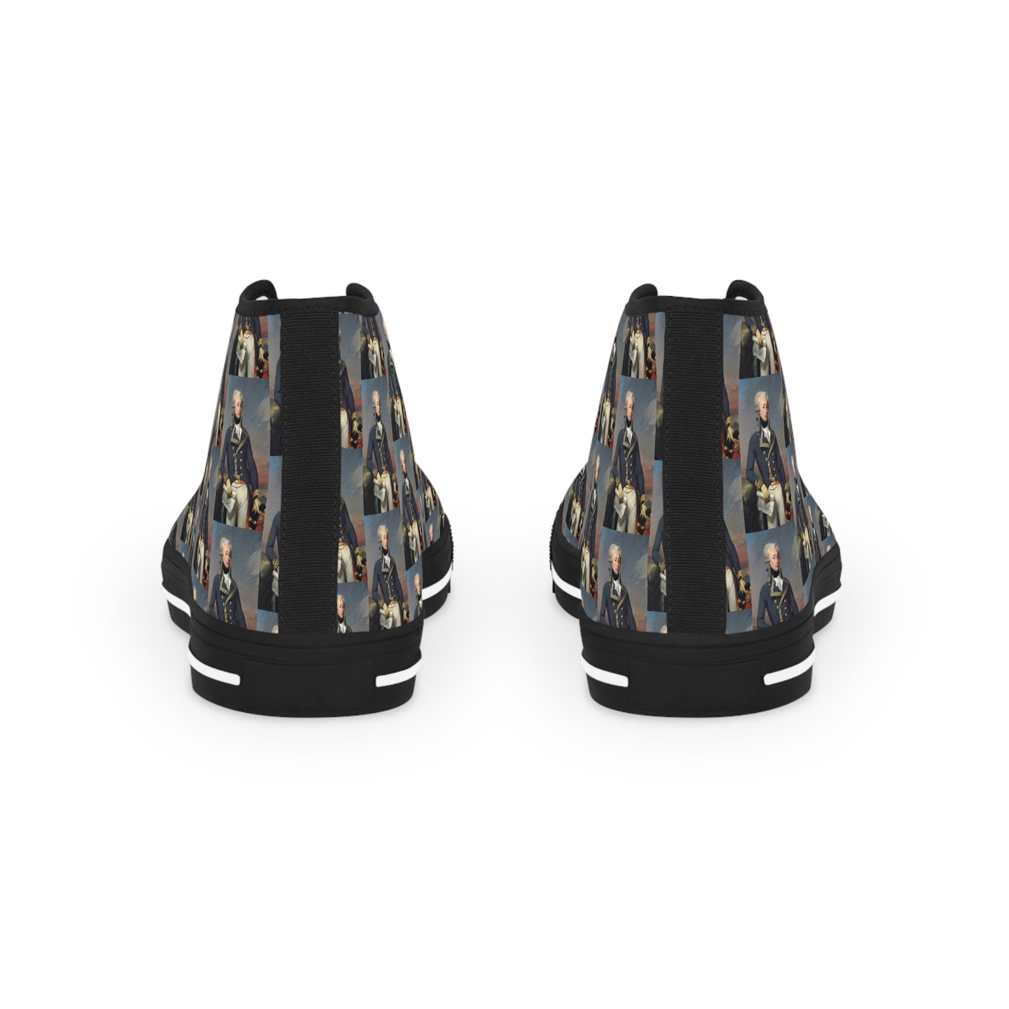Marquis de Lafayette - Men's High Top Sneakers - Exclusive Classic