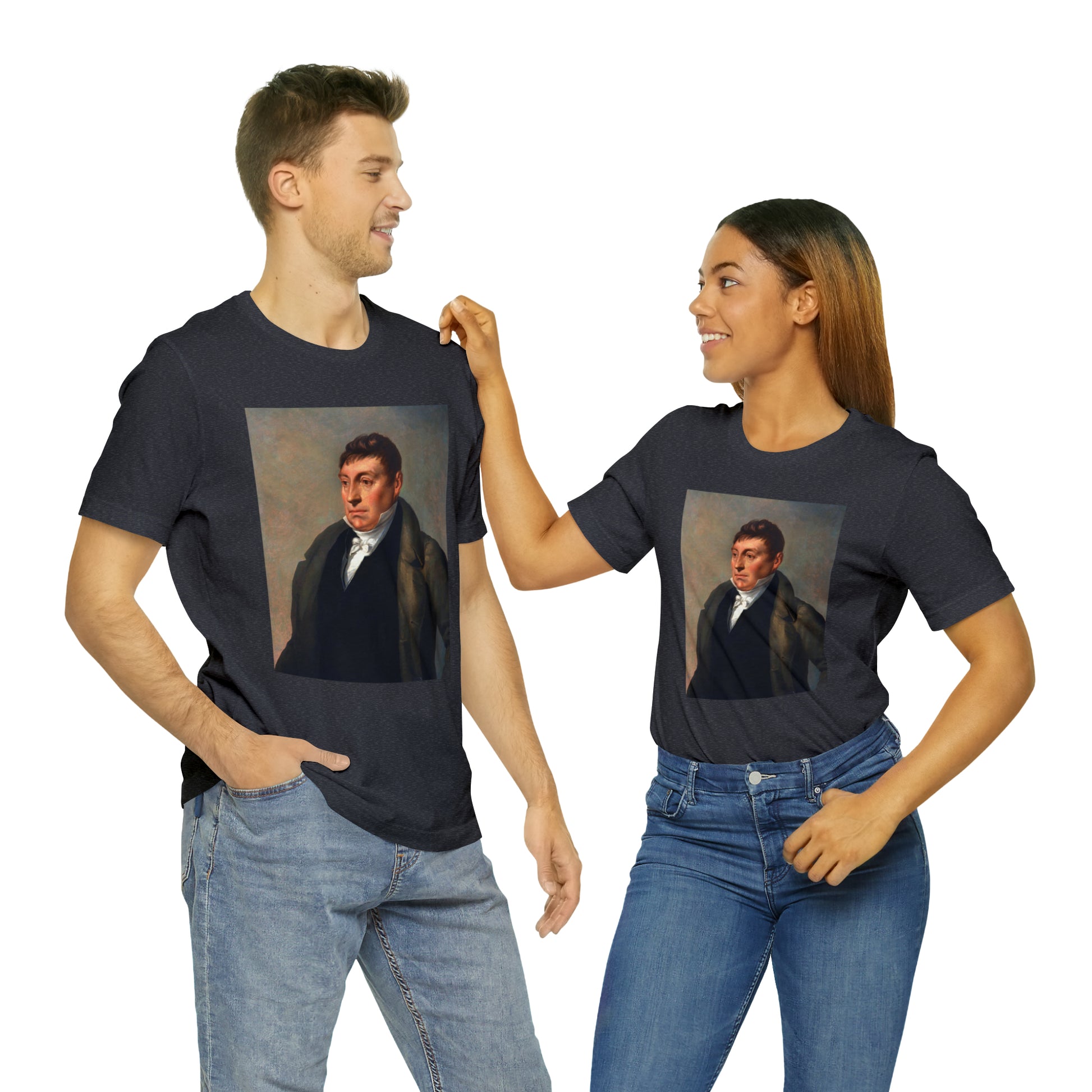Lafayette Marquis de Lafayette t-shirt with portrait painting