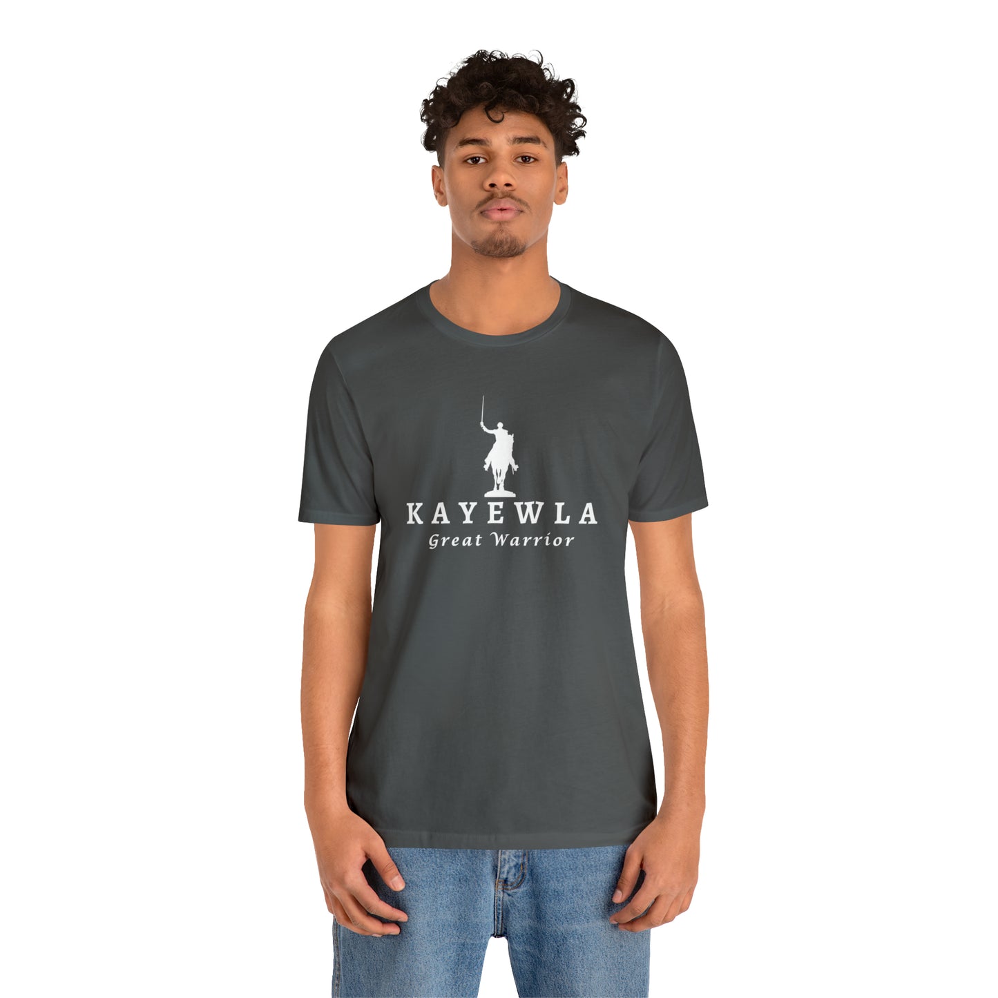 Lafayette Kayewla Great Warrior Unisex Short Sleeve Tee - White Letters