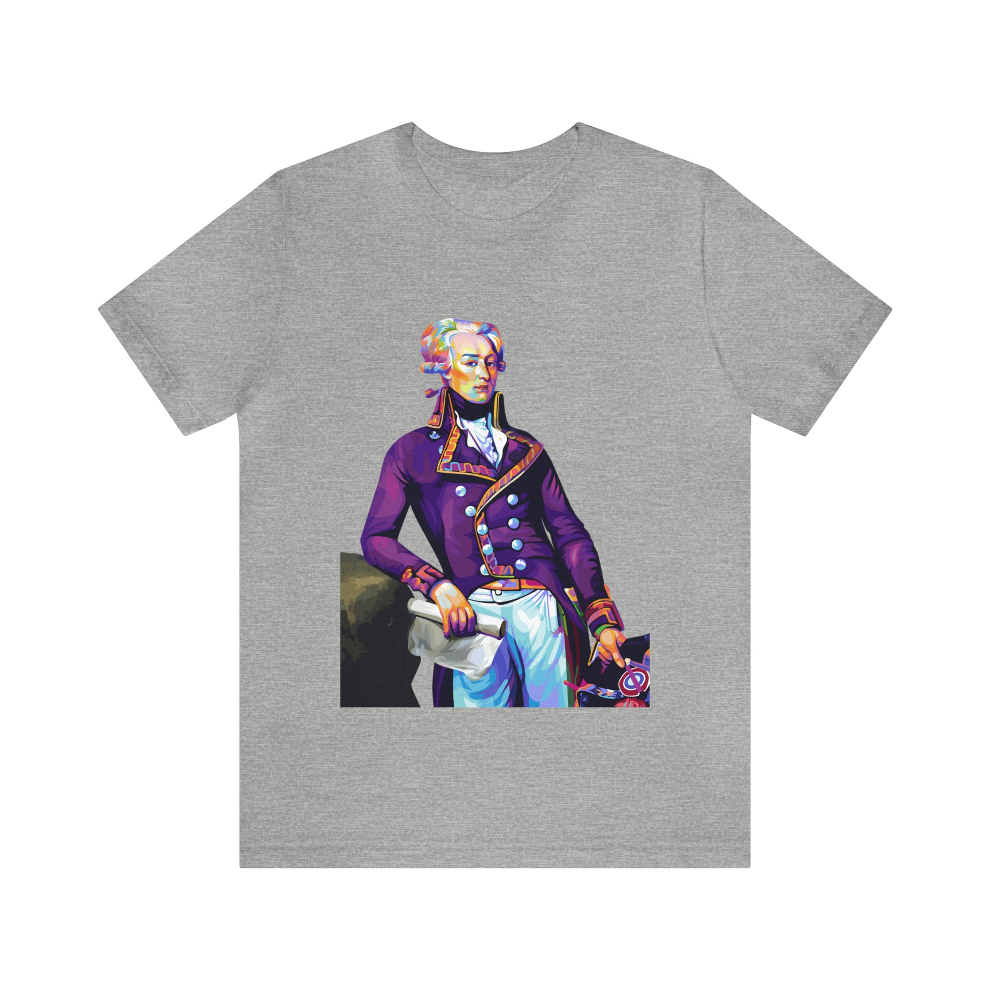 Marquis de Lafayette Pop Art portrait on a tshirt