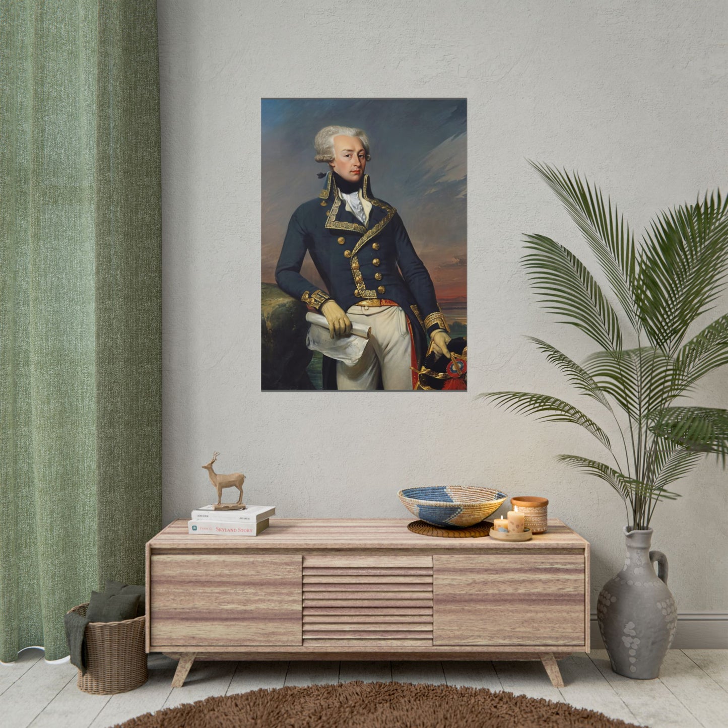 Marquis de Lafayette Classic Portrait Rolled Poster - Beautiful Unique Gift for the History Lover or Lafayette Fan!