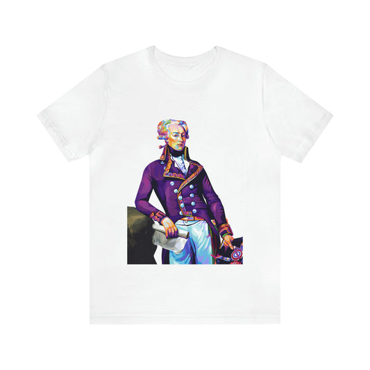 Marquis de Lafayette Pop Art portrait on a tshirt