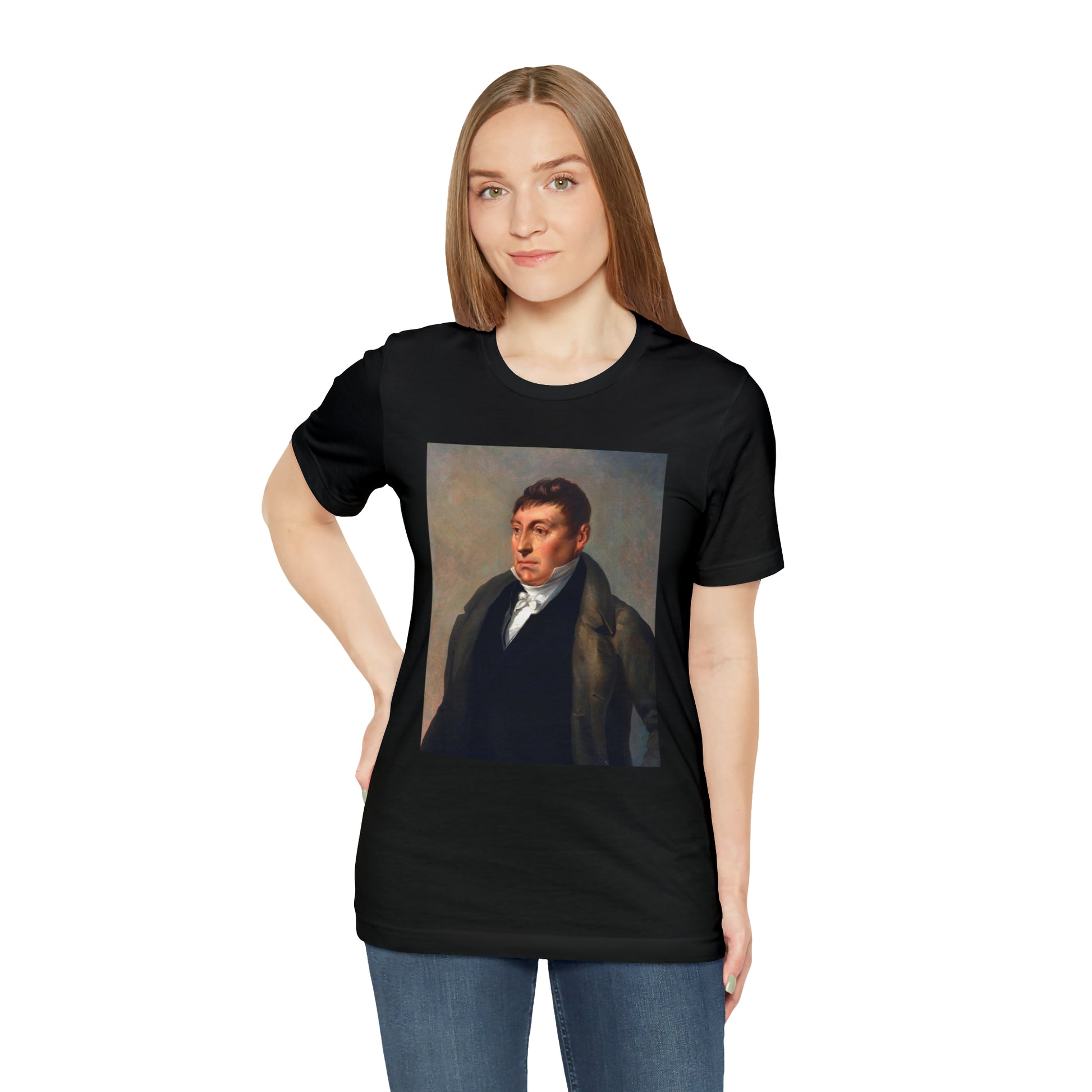 Lafayette Marquis de Lafayette t-shirt with portrait painting