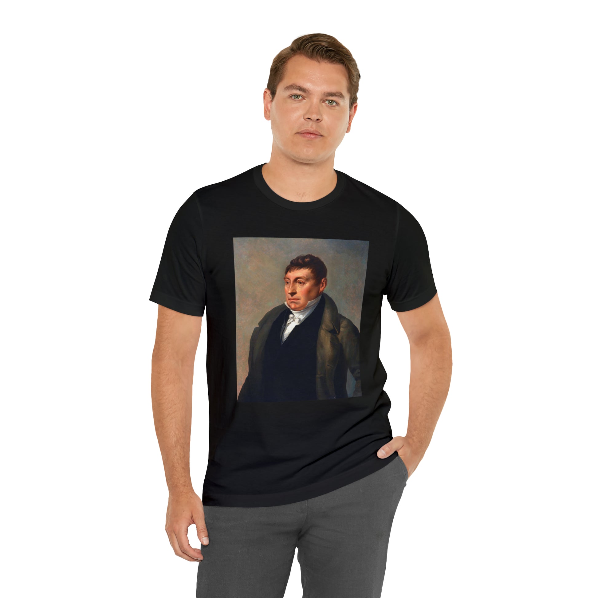 Lafayette Marquis de Lafayette t-shirt with portrait painting