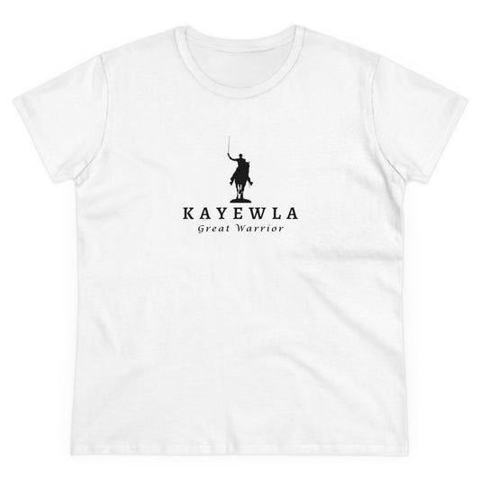 Women's Lafayette Kayewla Cap Sleeves Cotton Tee - Slightly Fitted, Marquis de Lafayette, Bicentennial, History, Washington, Hamilton