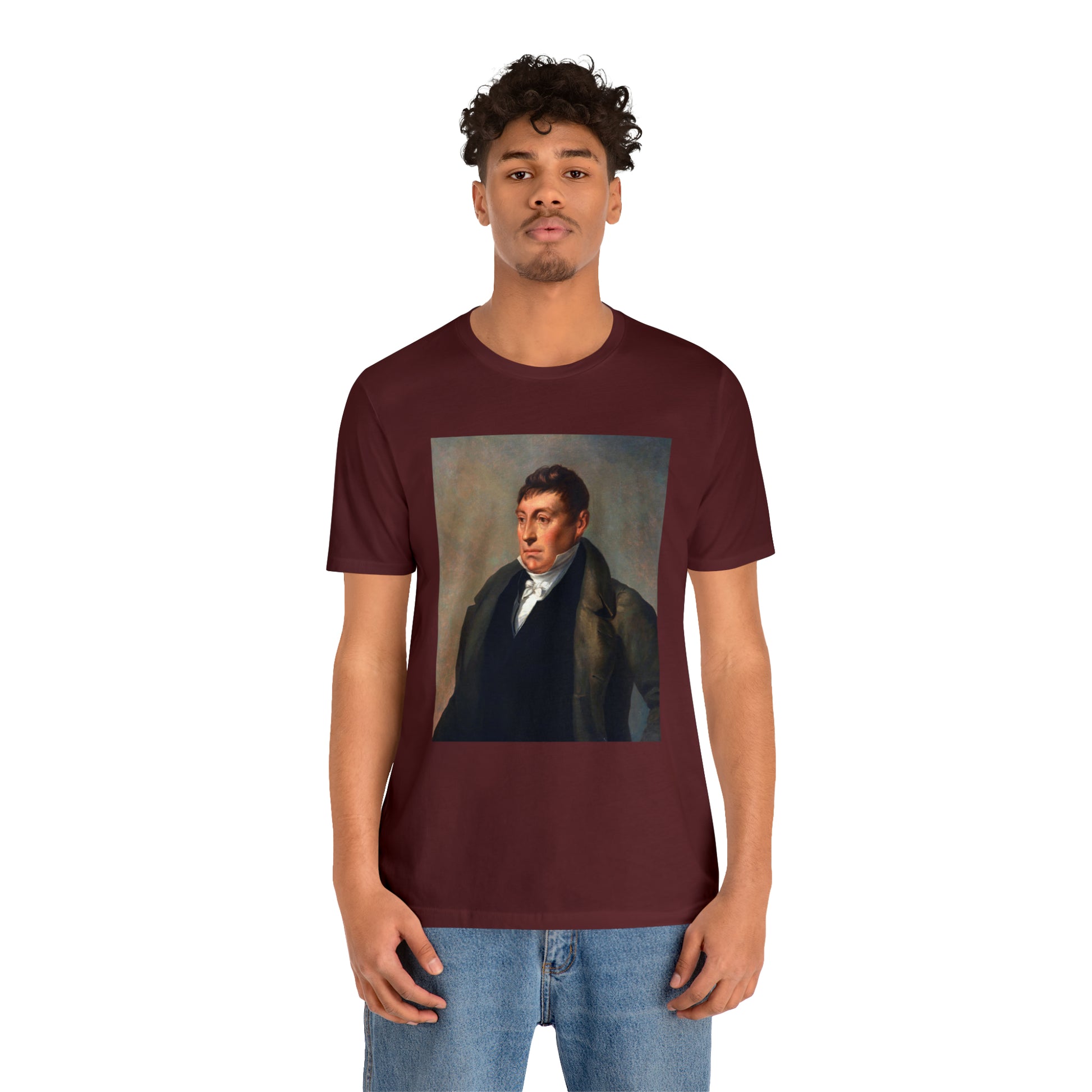 Lafayette Marquis de Lafayette t-shirt with portrait painting