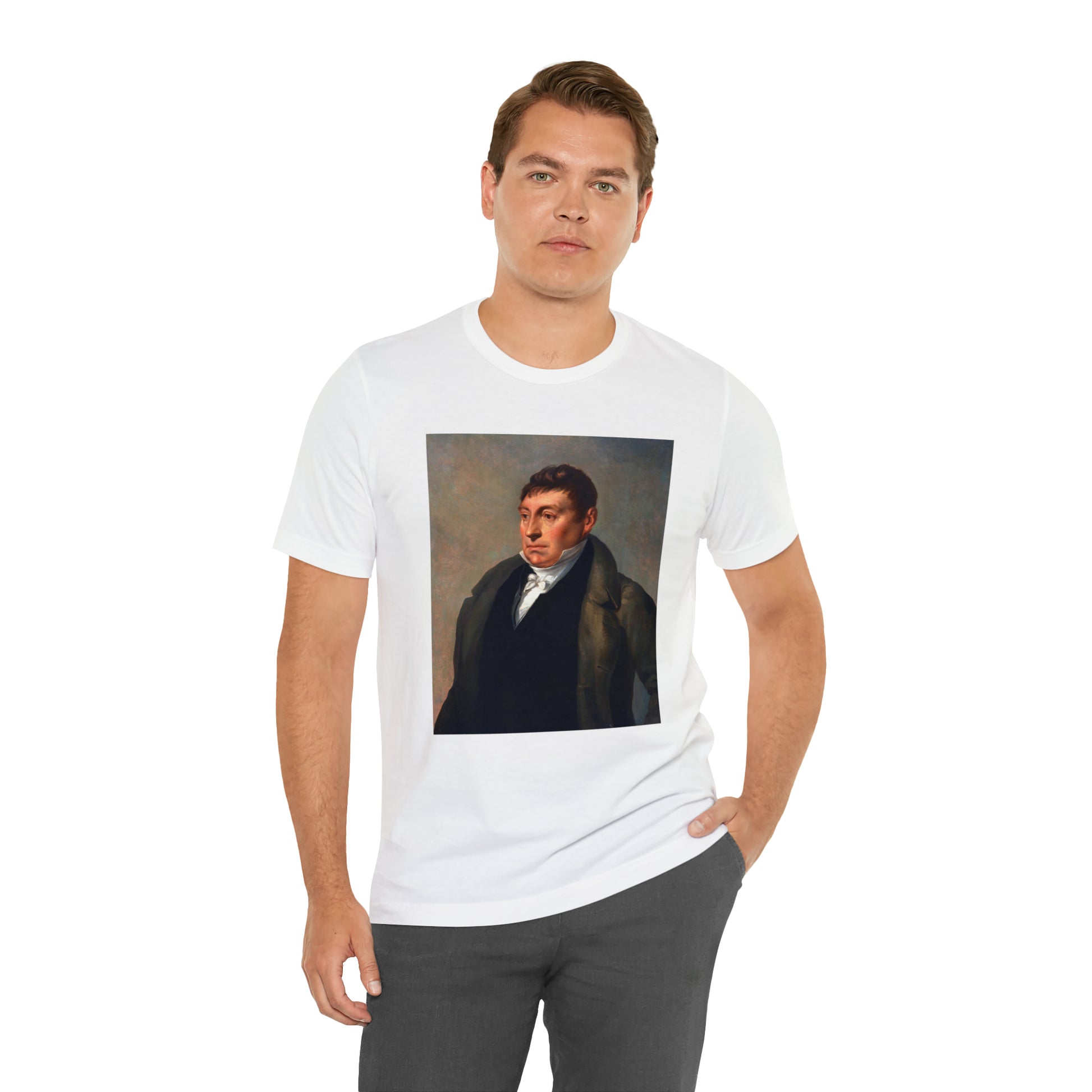 Lafayette Marquis de Lafayette t-shirt with portrait painting