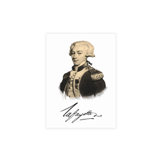 Lafayette Bust Portrait Postcard Bundles (envelopes included)