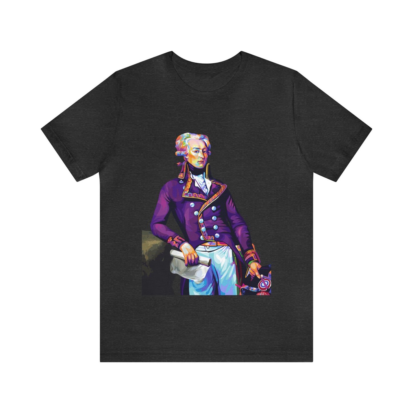 Marquis de Lafayette Pop Art portrait on a tshirt