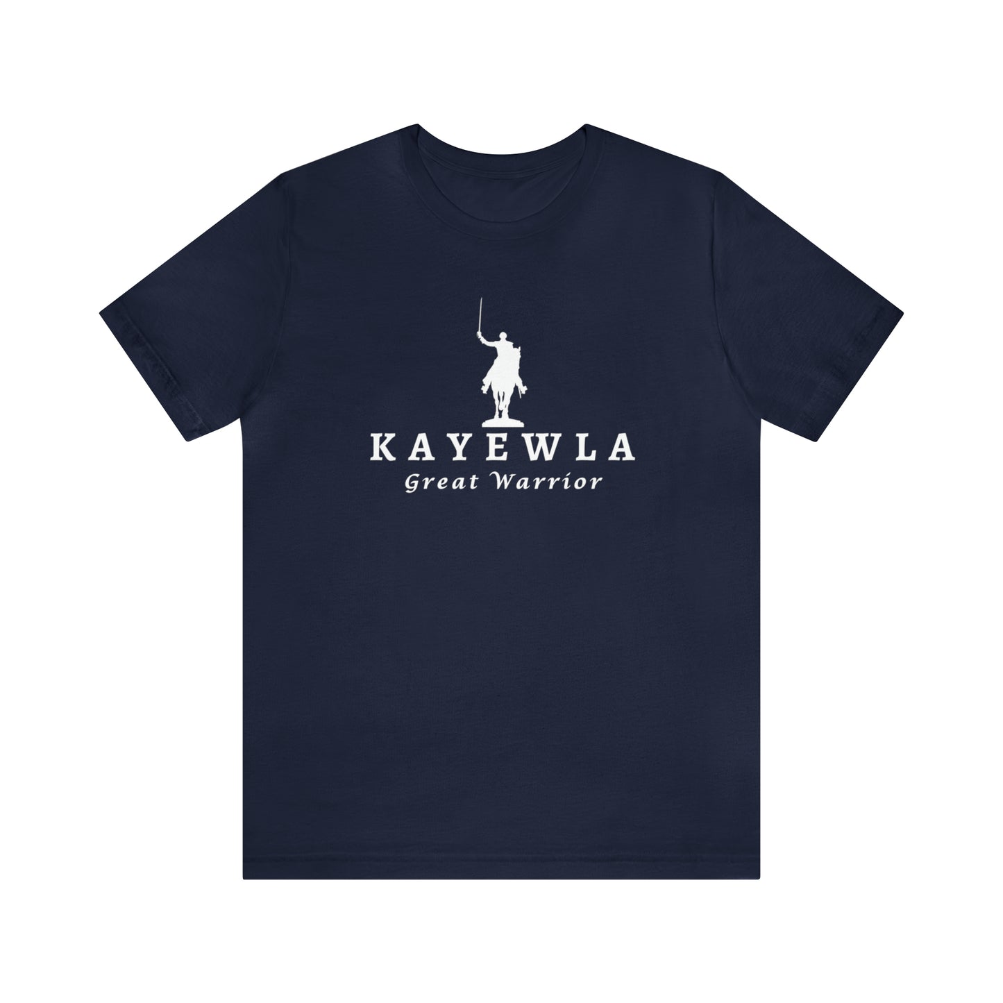 Lafayette Kayewla Great Warrior Unisex Short Sleeve Tee - White Letters