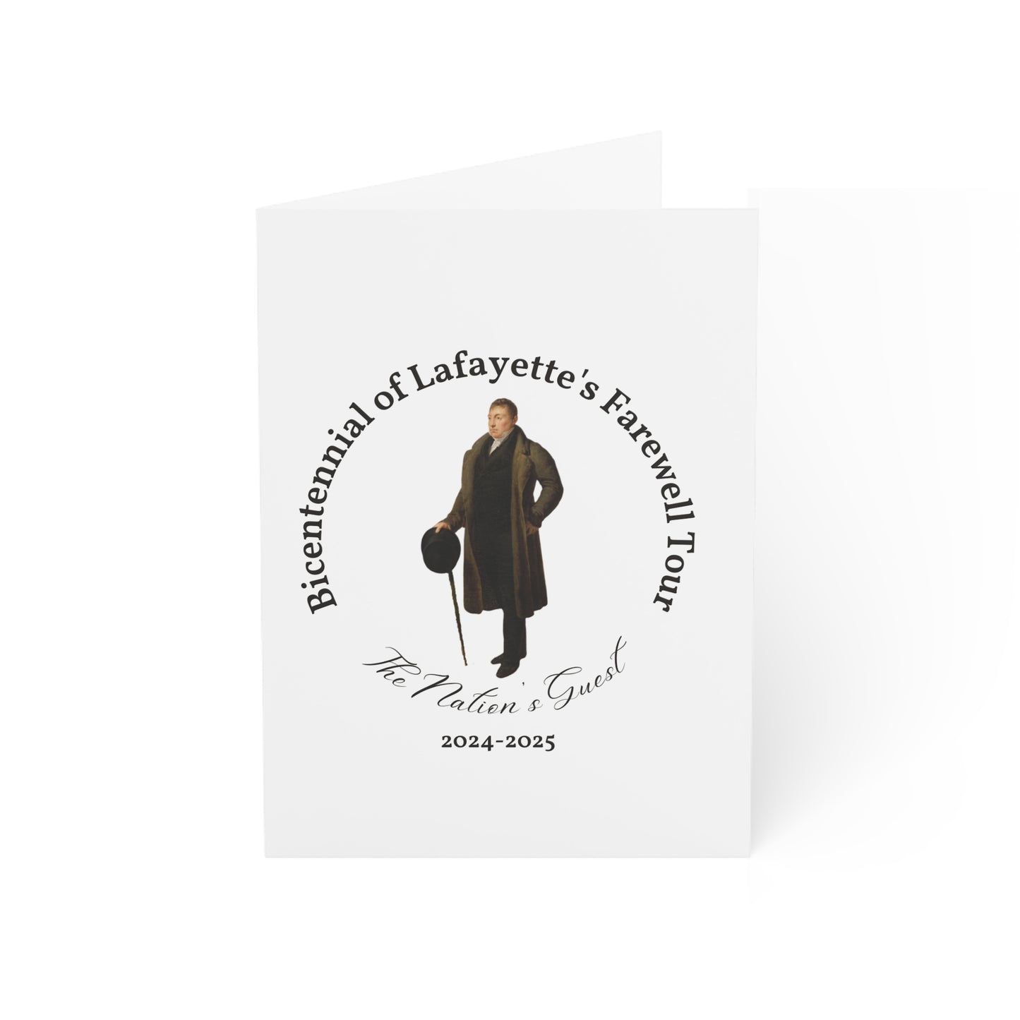 Lafayette Bicentennial Greeting Cards - Set of 10 (3.5" x 5") with envelopes