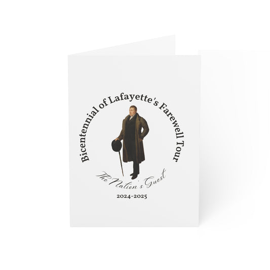 Lafayette Bicentennial Greeting Cards - Set of 10 (3.5" x 5") with envelopes