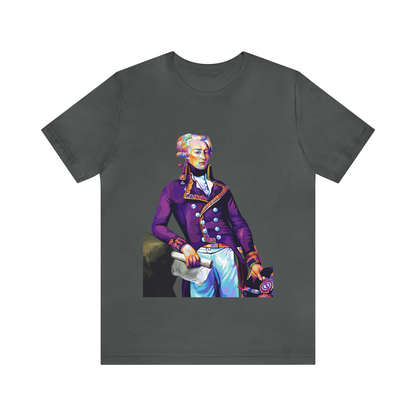 Marquis de Lafayette Pop Art portrait on a tshirt