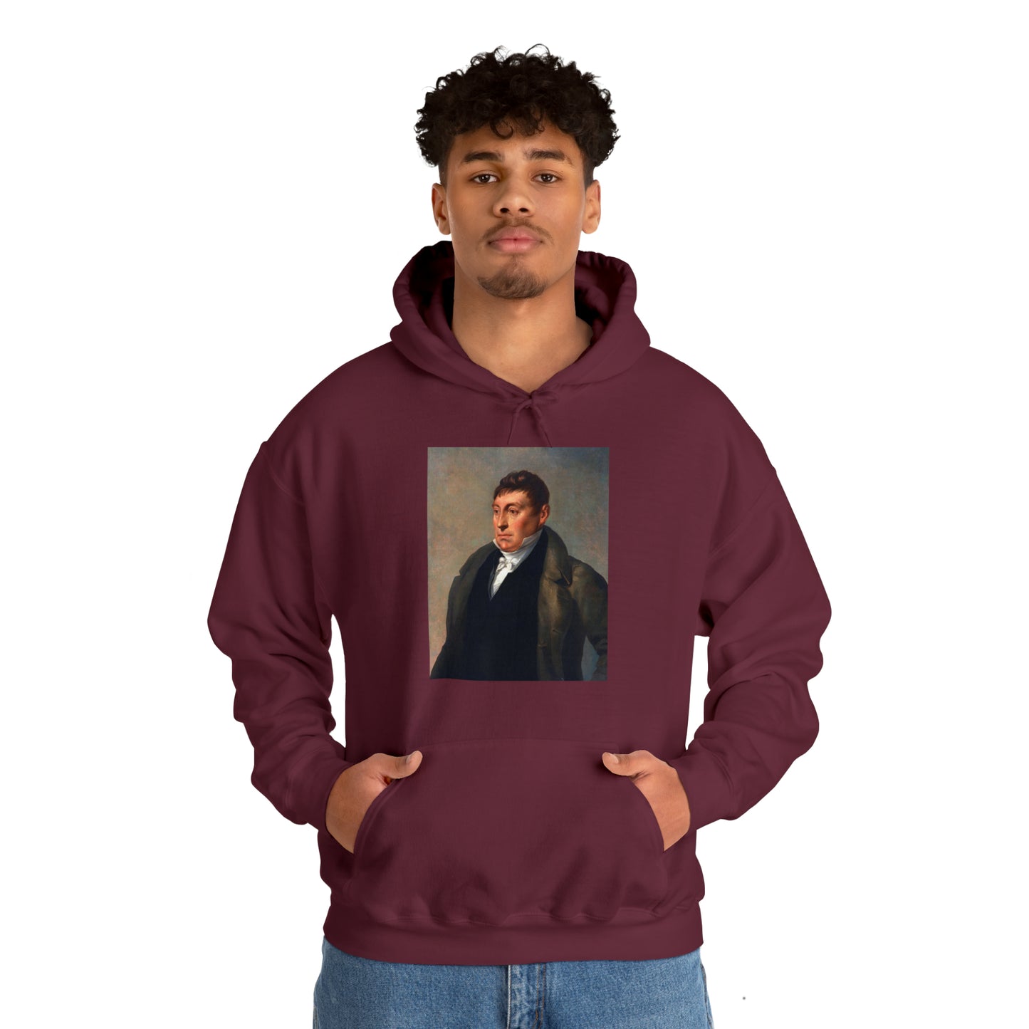 Marquis de Lafayette Unisex Heavy Blend Hooded Sweatshirt - 1820 Design