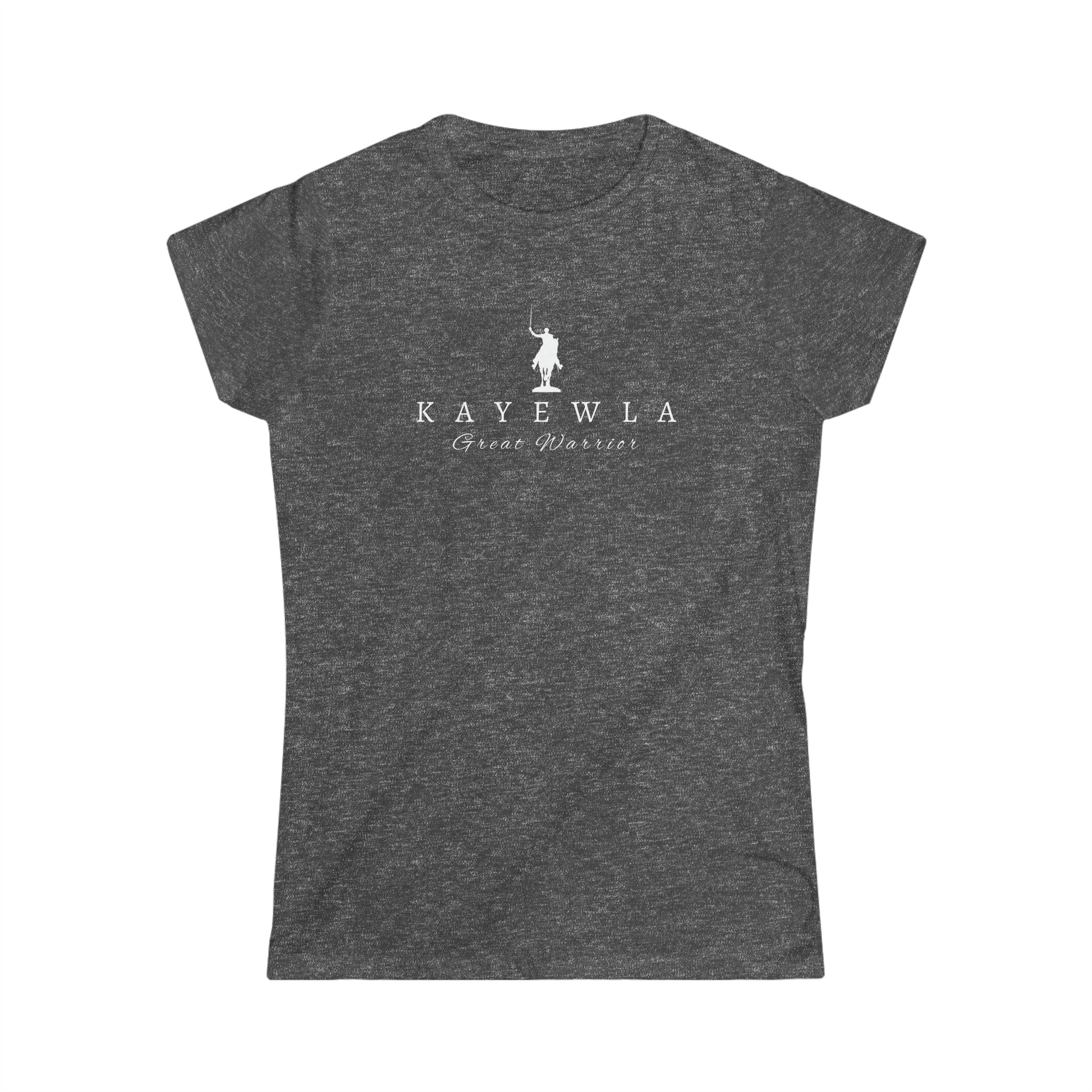 Lafayette Kayewla T-shirt Marquis de Lafayette on horseback on a tshirt with Kayewla name and Great Warrior written below