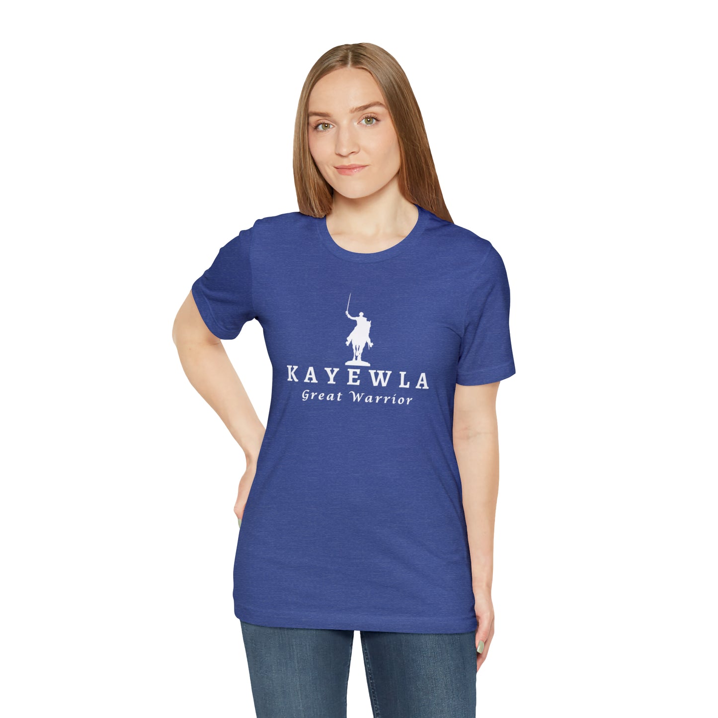 Lafayette Kayewla Great Warrior Unisex Short Sleeve Tee - White Letters