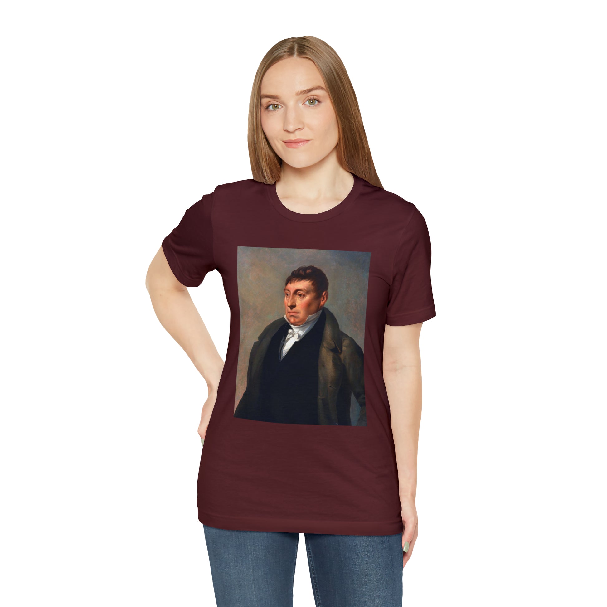 Lafayette Marquis de Lafayette t-shirt with portrait painting