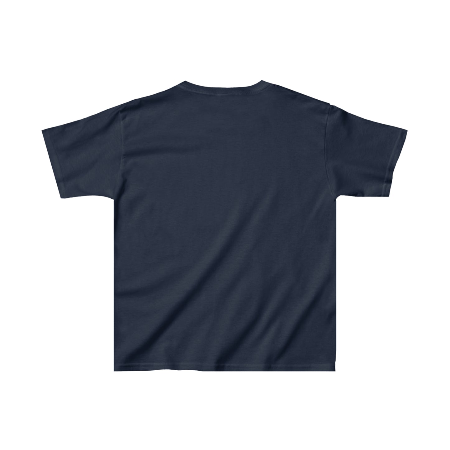 kid's t-shirt with a line drawing portrait of the Marquis de Lafayette on the t-shirt with Hero of Two Worlds under the line drawing